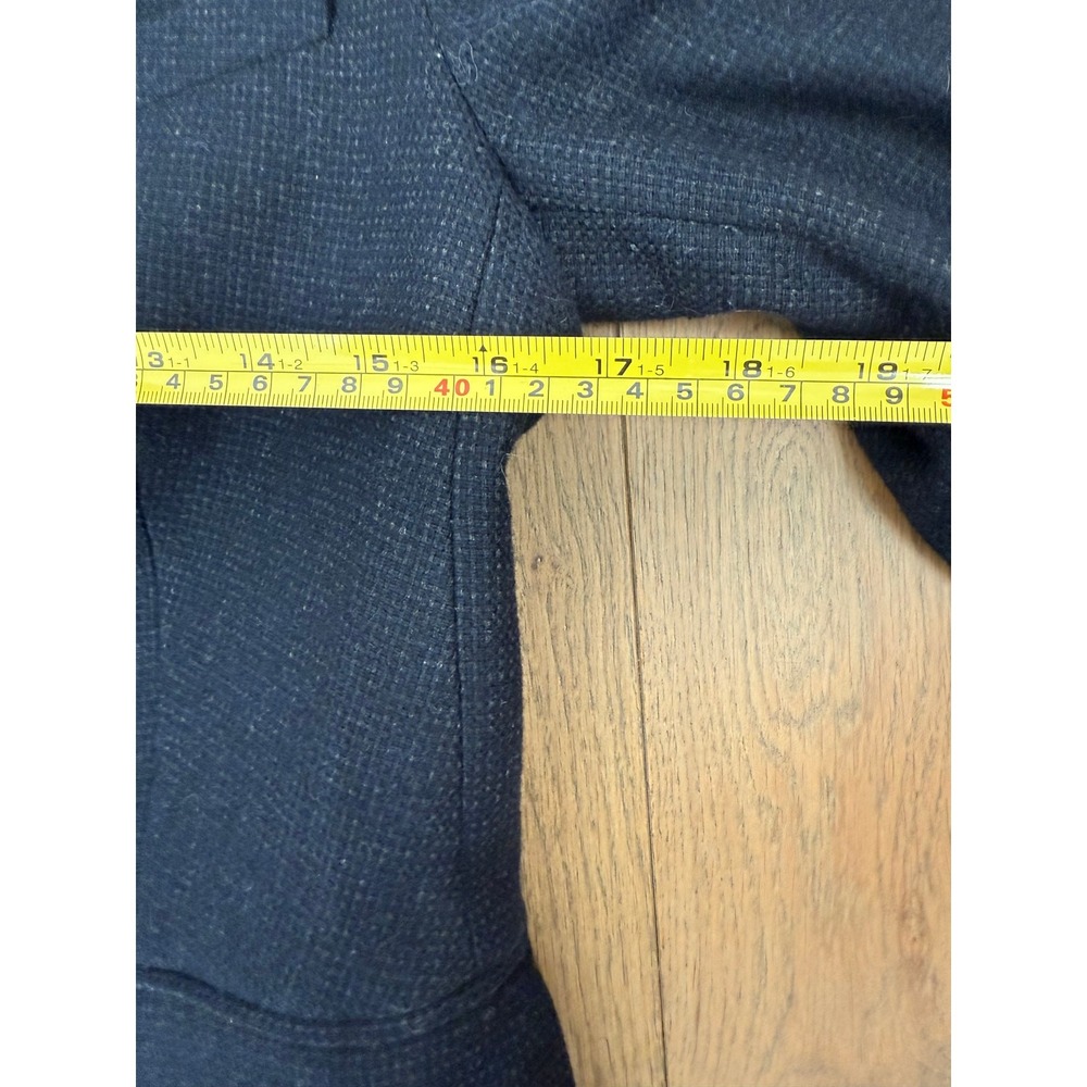 Jigsaw Womens Jacket 6 Navy Wool Tailored Blazer Single‎ Button Work Business - Picture 9 of 10